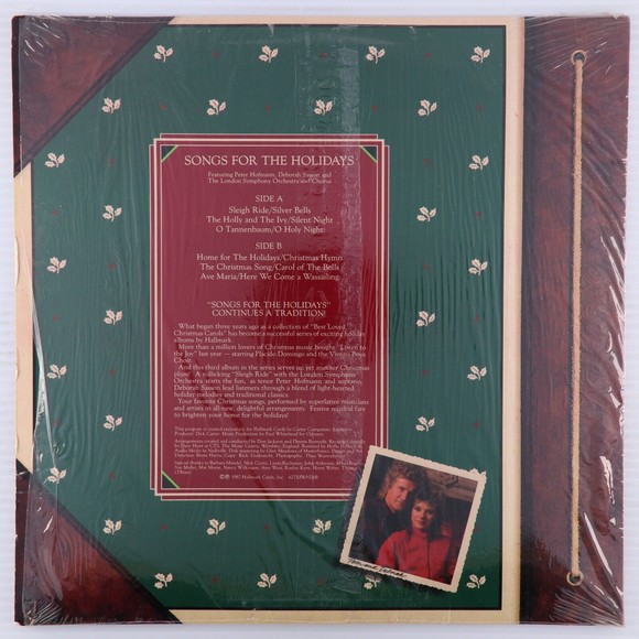 Hallmark Presents Songs For The Holidays, 1987 Christmas LP Record 627XPR9706B - Picture 3 of 16
